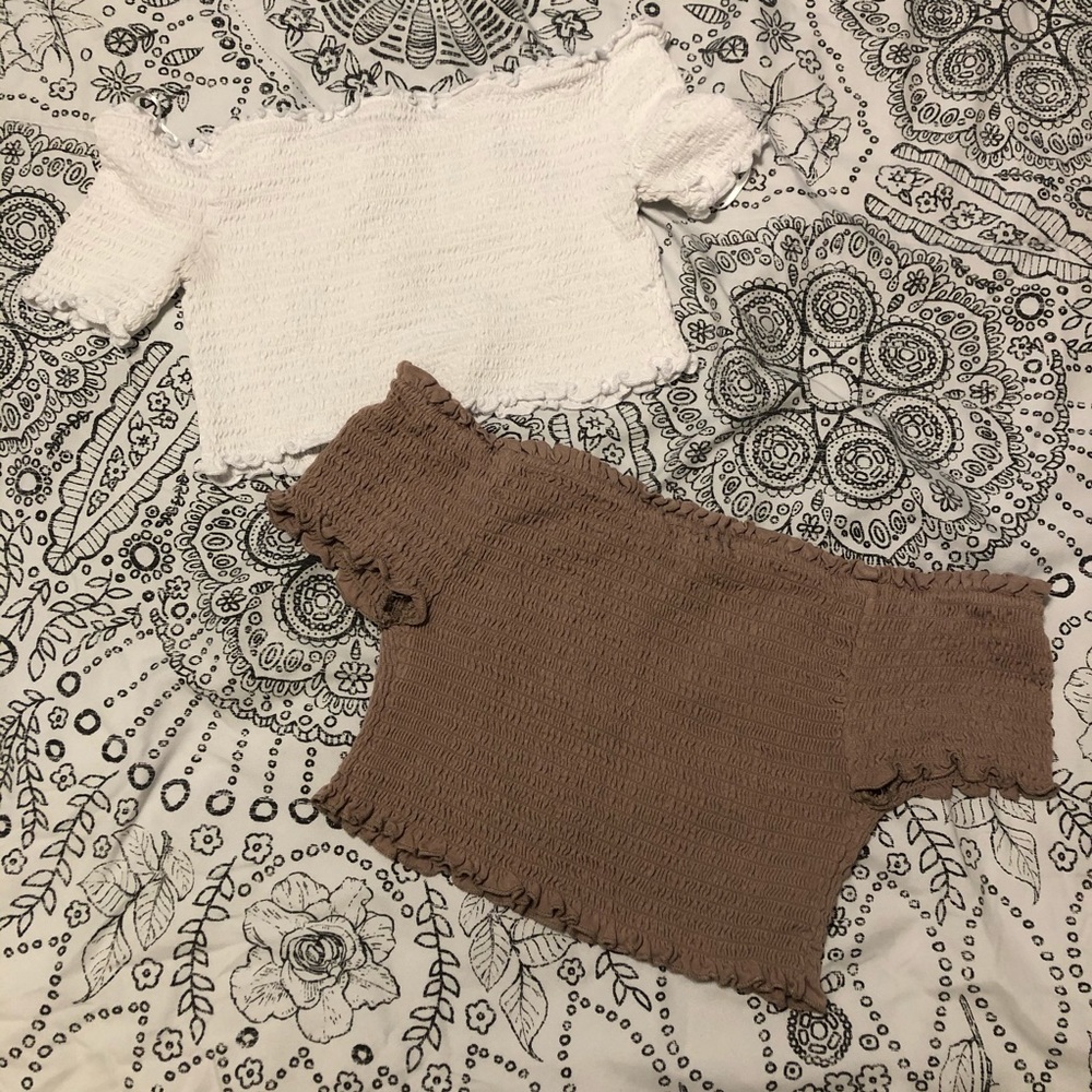 Bandeau crop top Bundle 🤎